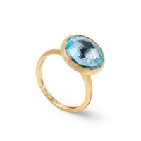ALTA 18Ct Yellow Gold Sky Topaz ring