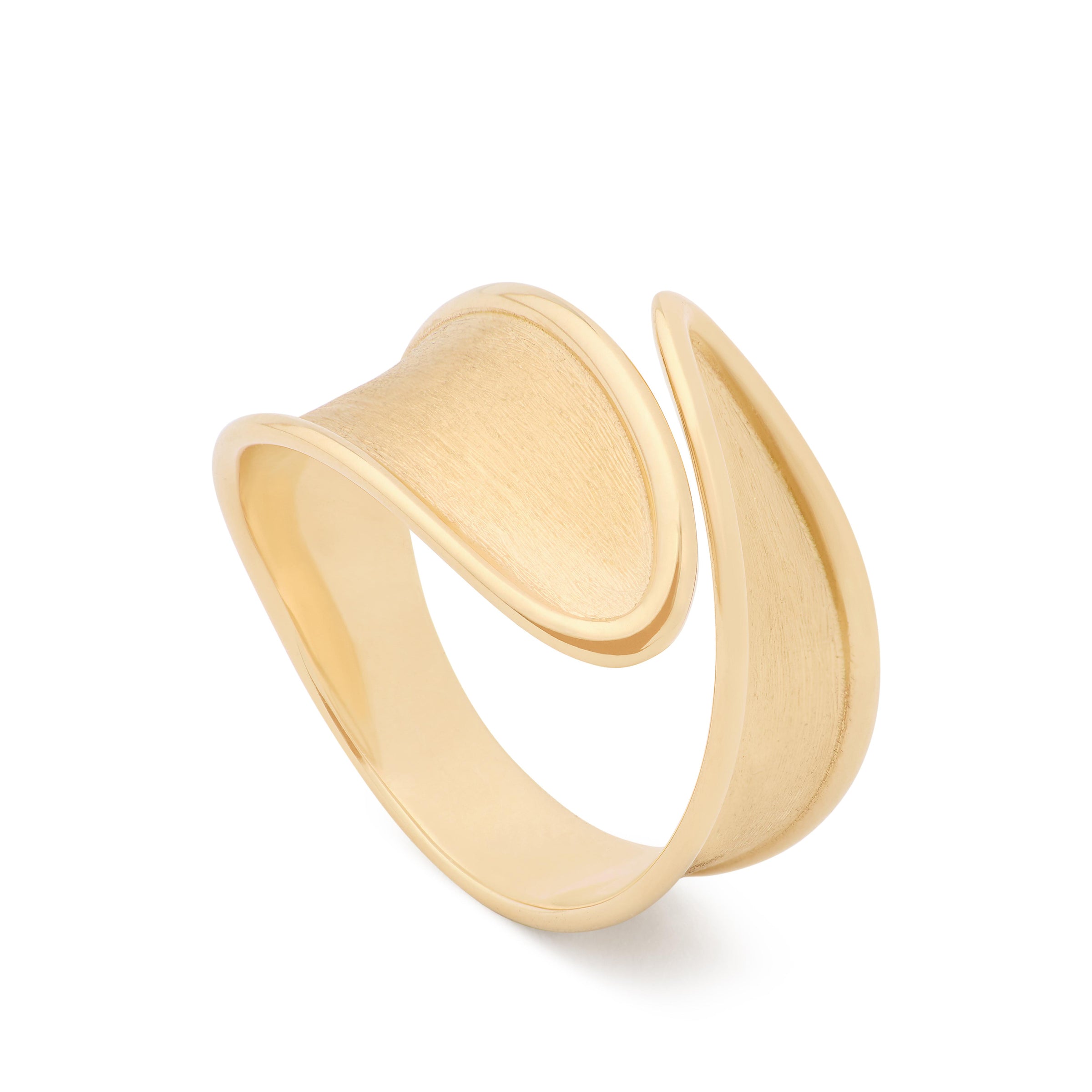 Lunaria Twist 18ct Gold Ring - Appleby Jewellers Dublin
