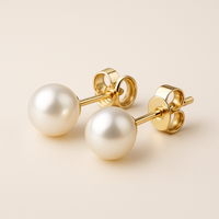 Akoya Pearl Stud Earrings (6–6.5mm)