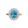 Aquamarine Kate Flower
