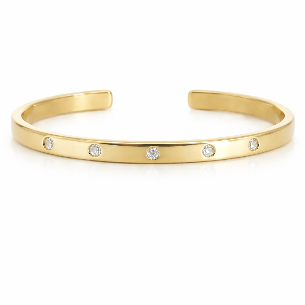 Appleby Diamond Torque Bangle (Five Diamonds) - Appleby Jewellers Dublin