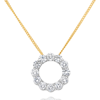 Appleby Diamond Circle of Life pendant necklace featuring a sparkling diamond design and intricate craftsmanship.