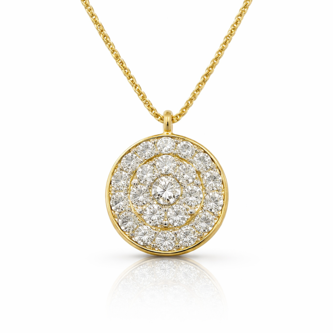 Appleby Diamond Disc Pendant (2.45ct)