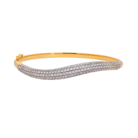 Diamond Wave Bangle
