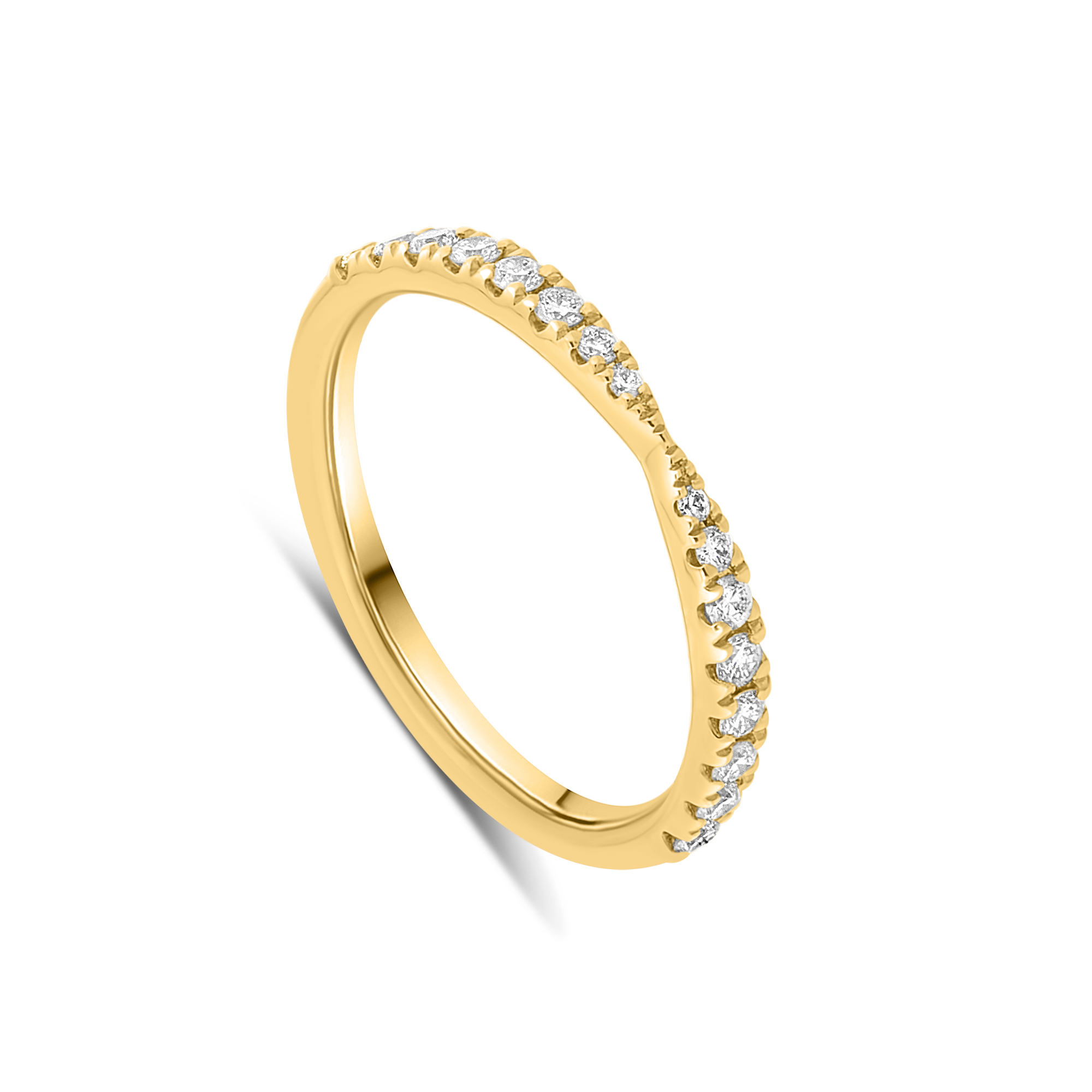 Andrássy Curve Diamond Band