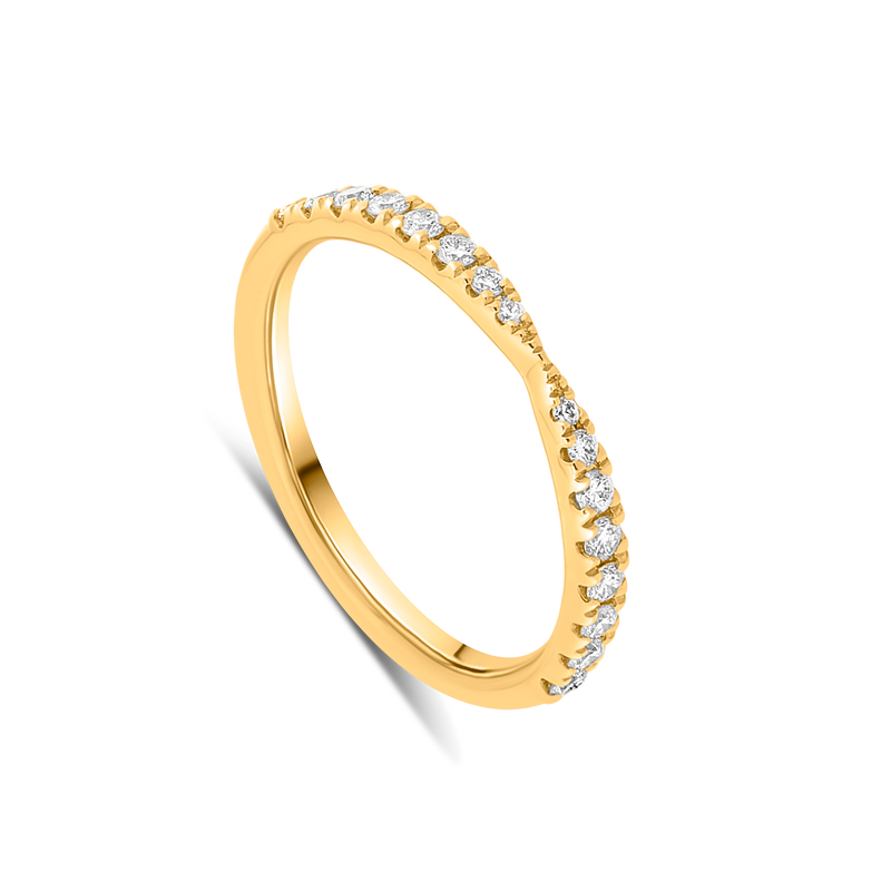 Andrássy Curve Diamond Band