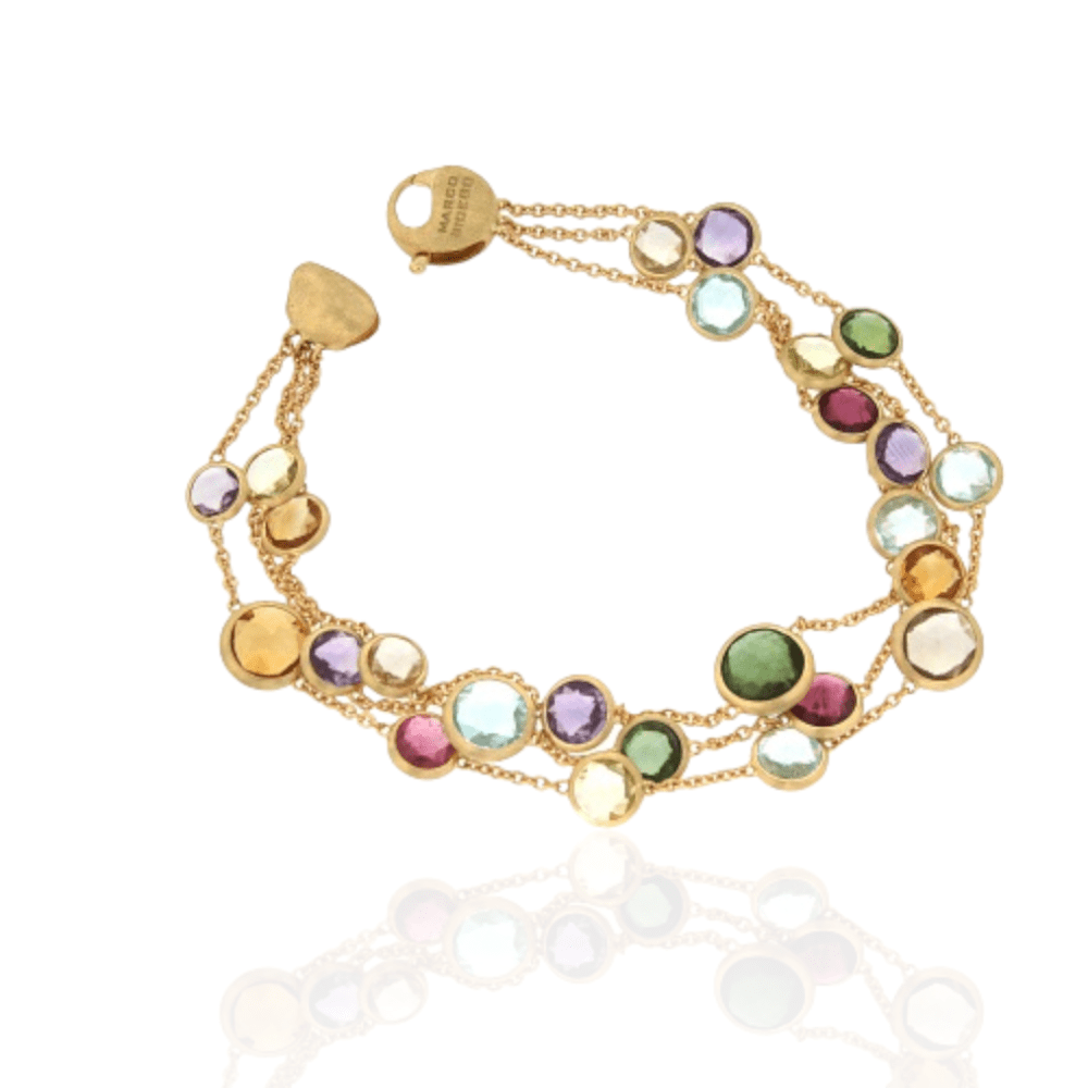 18ct Gold "Jaipur" Multi-Gemstone Bracelet Marco Bicego