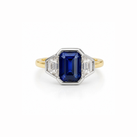 The Bezel Blue Sapphire Ring (3.23ct)
