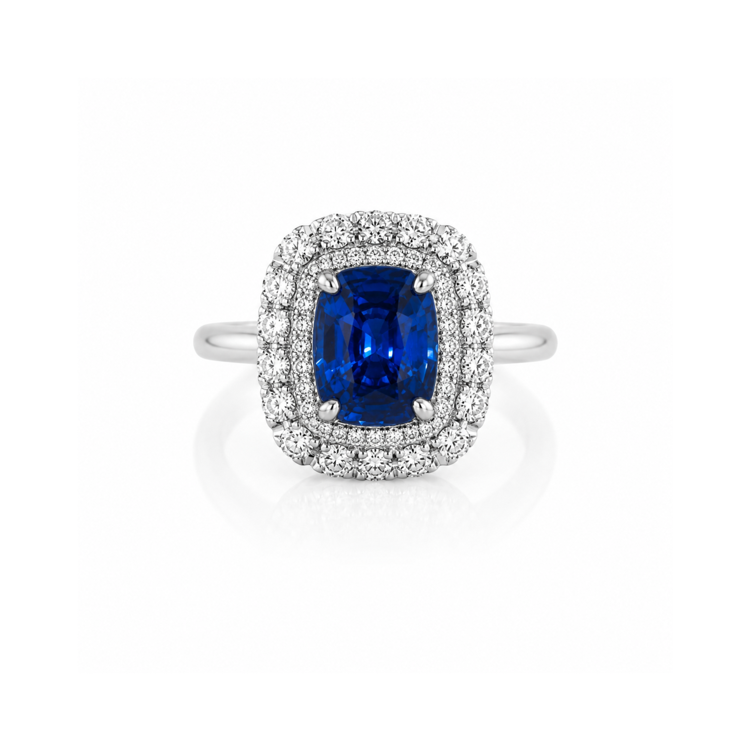 The Bouquet Blue Sapphire Ring (4.70ct)