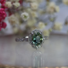 Green Sapphire Heritage Ring