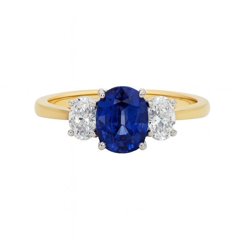 Blue Sapphire Trilogy - Appleby Jewellers Dublin
