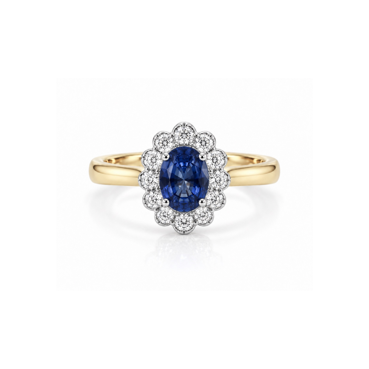 The Kate Flower Sapphire Ring (0.84ct)