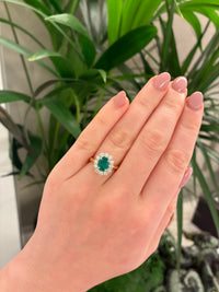 Elegant emerald diamond ring from Appleby Jewellers Dublin featuring a 0.93ct emerald-cut diamond set in a timeless band.