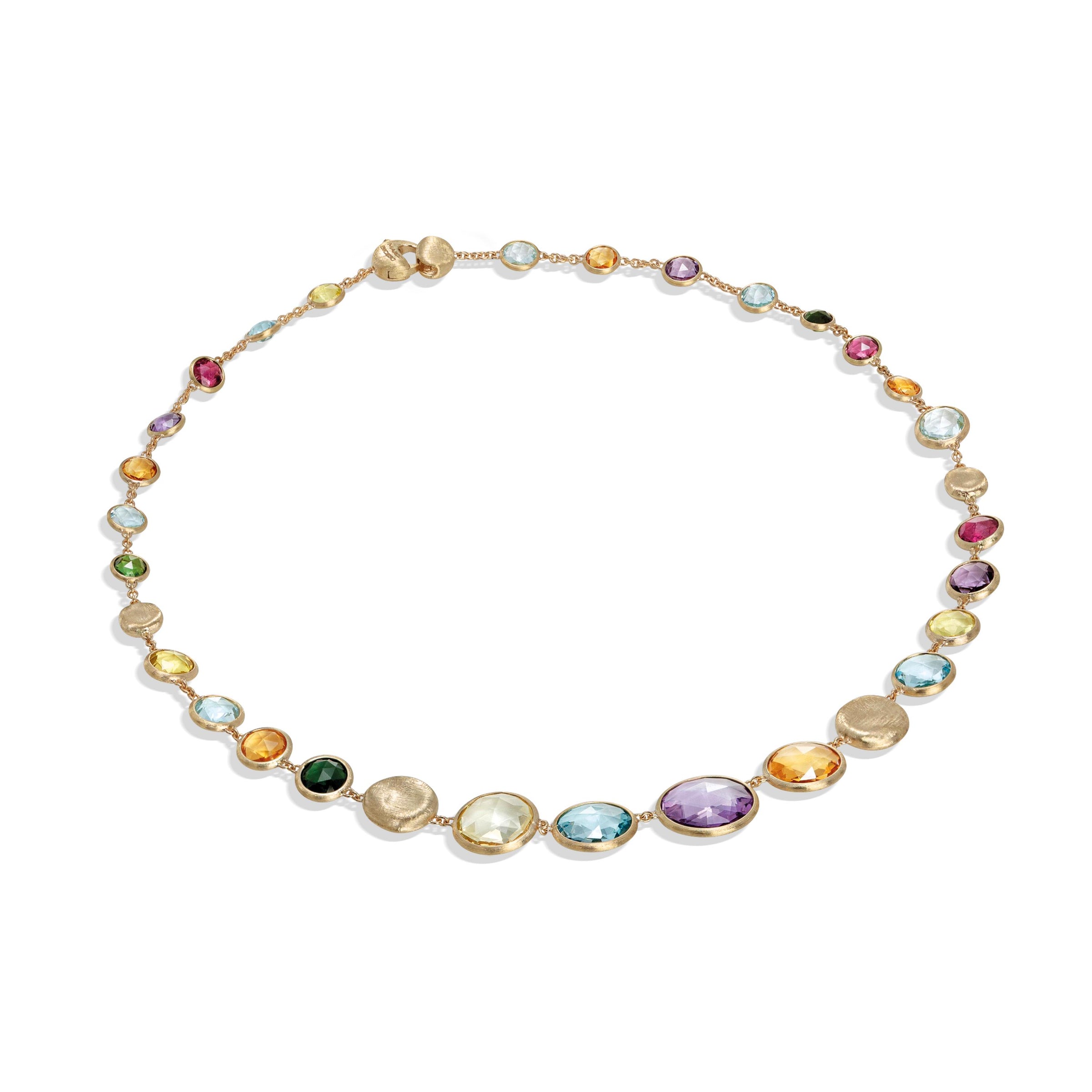 Jaipur Colour Mixed Gemstone Necklace - Appleby Jewellers Dublin