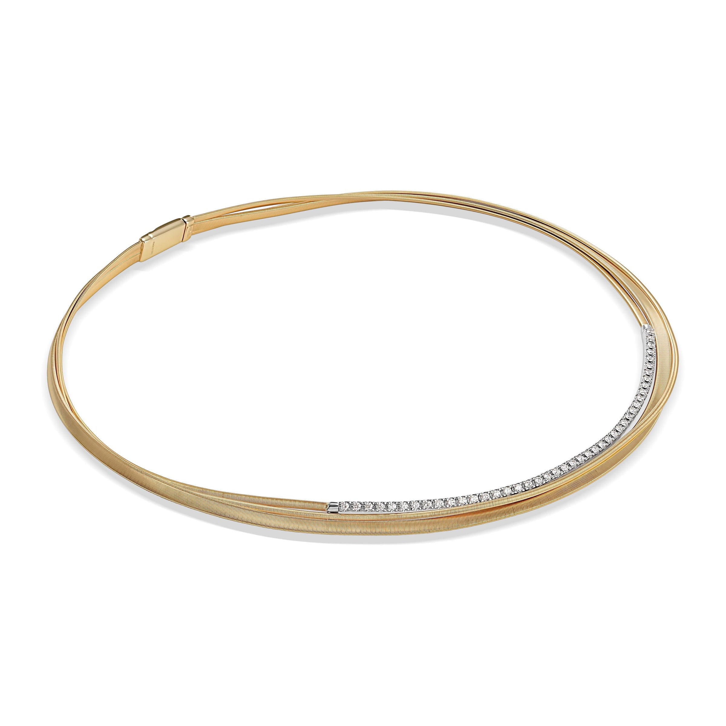 Masai Multi-strand diamond tennis necklace - Appleby Jewellers Dublin