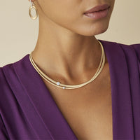 Masai Two-strand diamond necklace