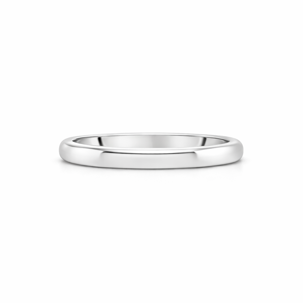 Elegant Signature Comfort ladies wedding ring with diamond accents from Appleby Jewellers Dublin, showcasing a sleek and comfortable design.