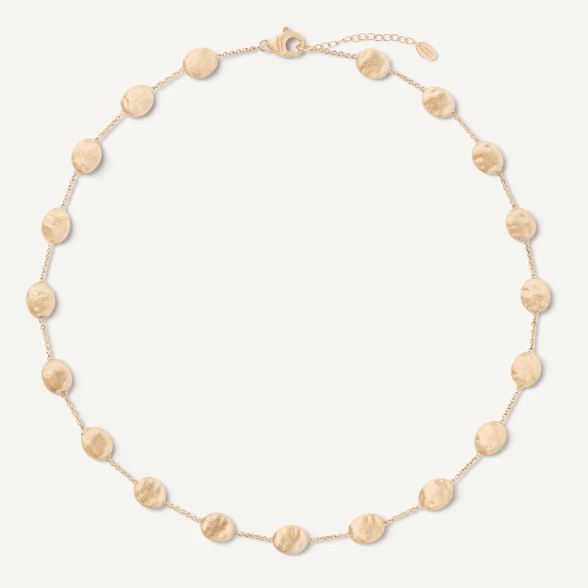 SIVIGLIA 18ct yellow gold necklace with oval elements