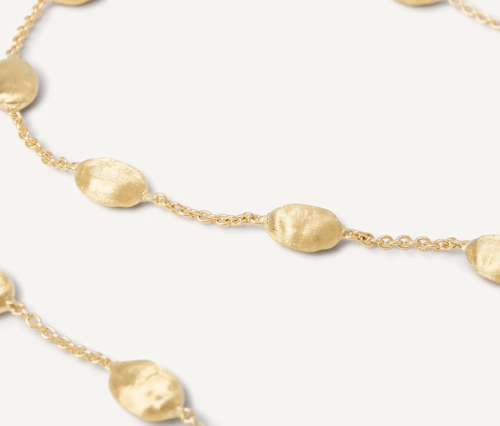 SIVIGLIA Gold necklace with mini oval elements