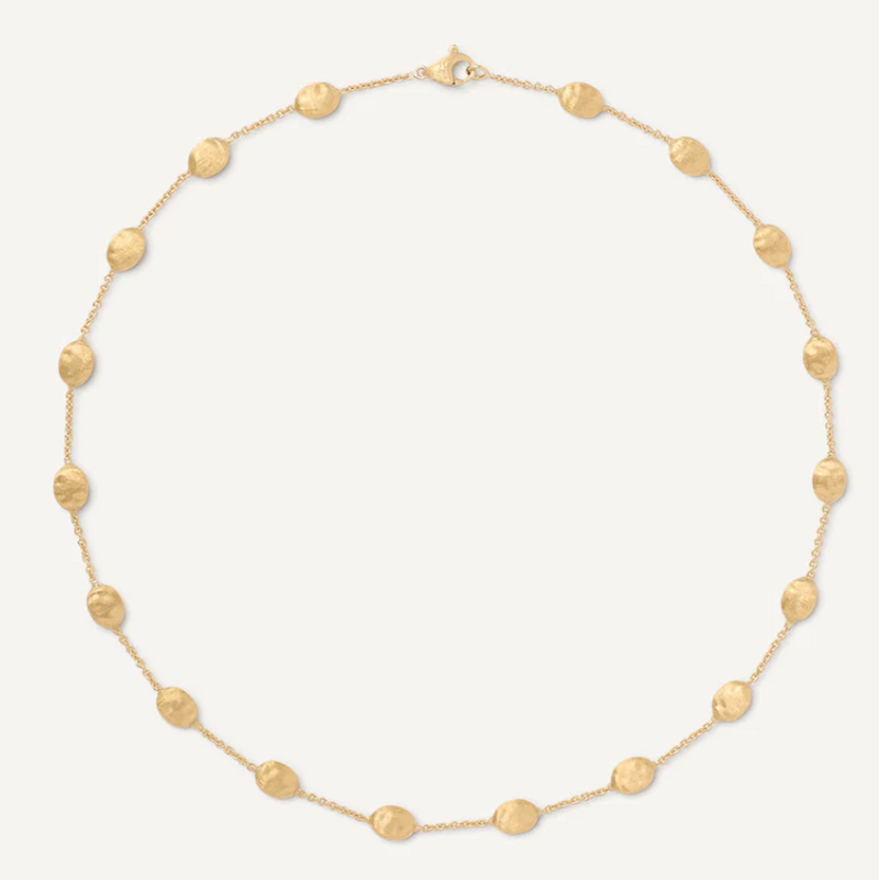 SIVIGLIA Gold necklace with mini oval elements