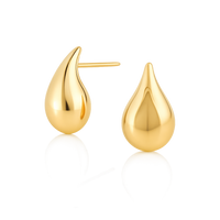 18ct Gold Teardrop Earrings