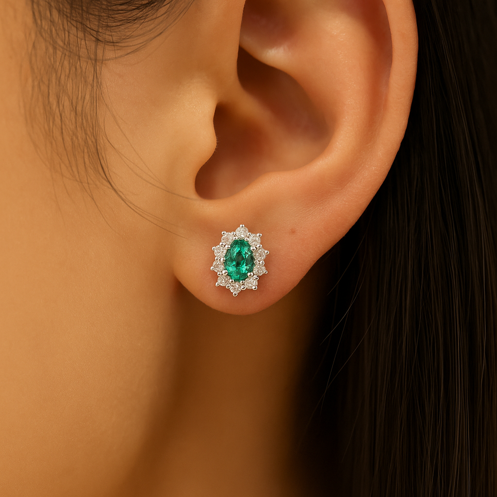 Emerald Earrings