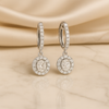 Diamond Drop Hoops - Appleby Jewellers Dublin