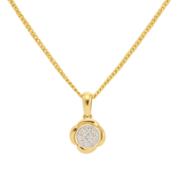 Diamond Fluer Pendant