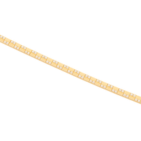18ct Gold Diamond Cube Link Bracelet