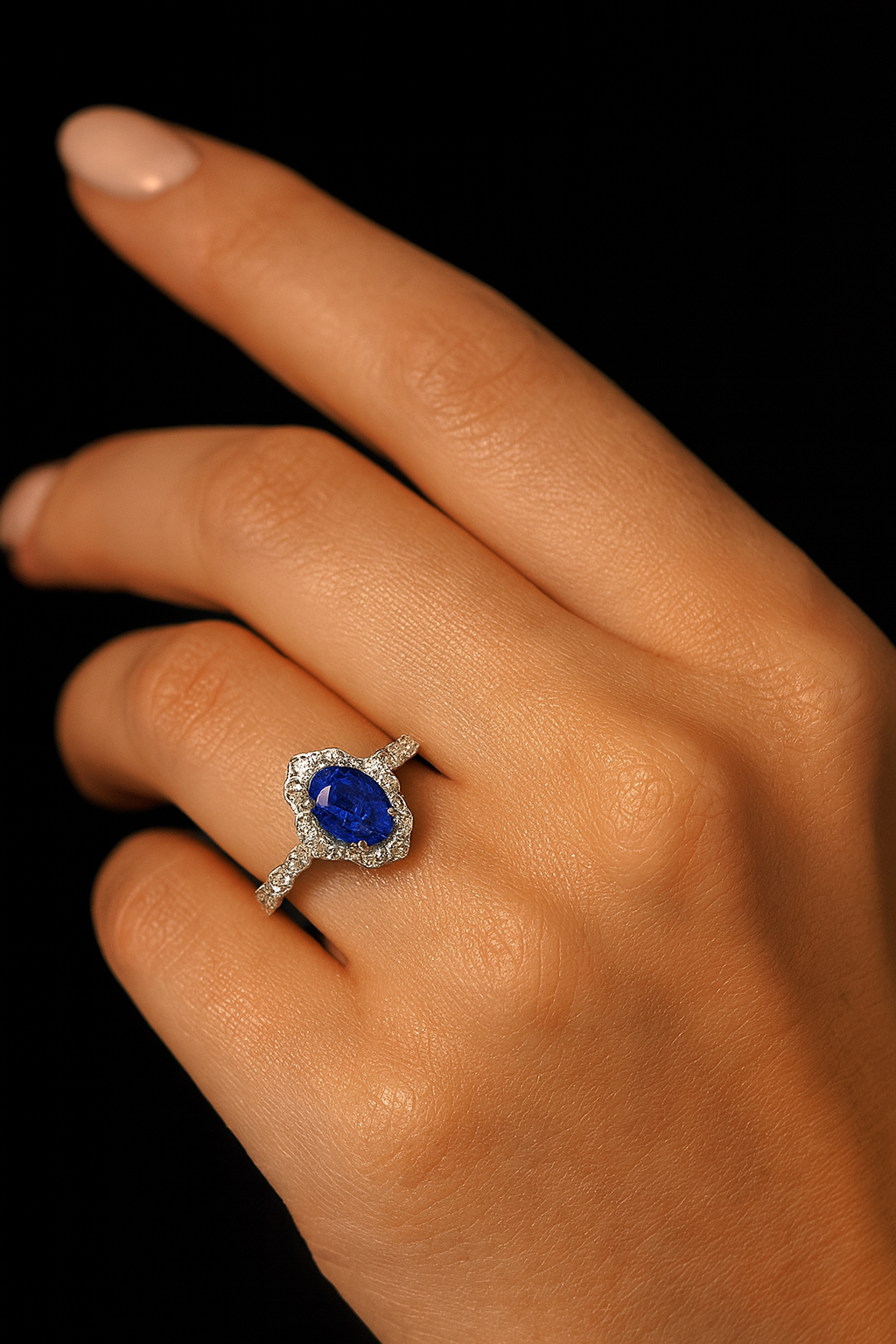 The Kate Heritage Ring - Blue Sapphire