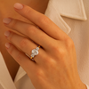 The "Tulip" with Oval Diamond