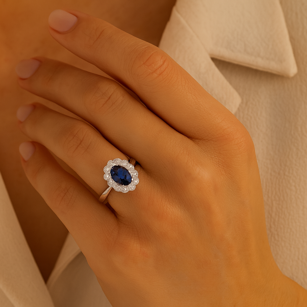 The "Kate Flower" Sapphire and Diamond Ring