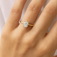 J'adore Oval Solitaire Engagement Ring