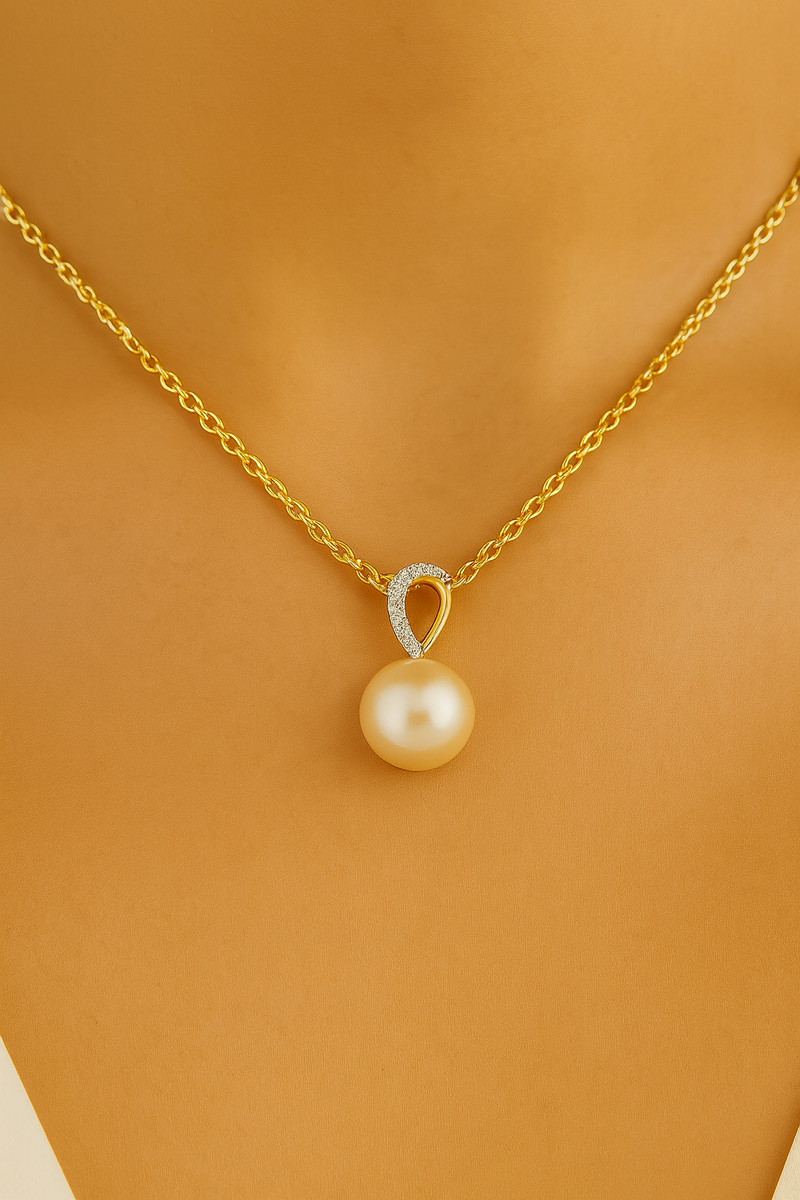 Pearl and Diamond Teardrop - Appleby Jewellers Dublin