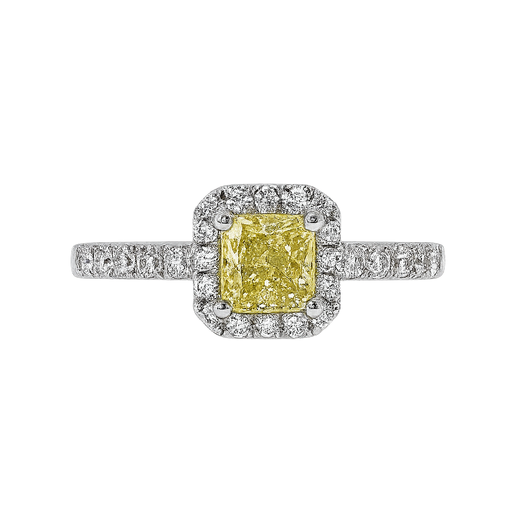 The Corrine - Fancy Intense Yellow Diamond - Appleby Jewellers Dublin