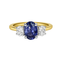 The "Tulip" with Sapphire and Diamond - Appleby Jewellers Dublin