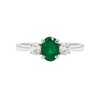Tulip Emerald and Diamond Ring - Appleby Jewellers Dublin