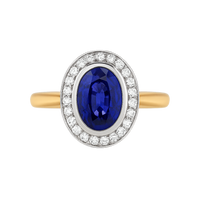 The 'Corrine' Blue Sapphire Ring