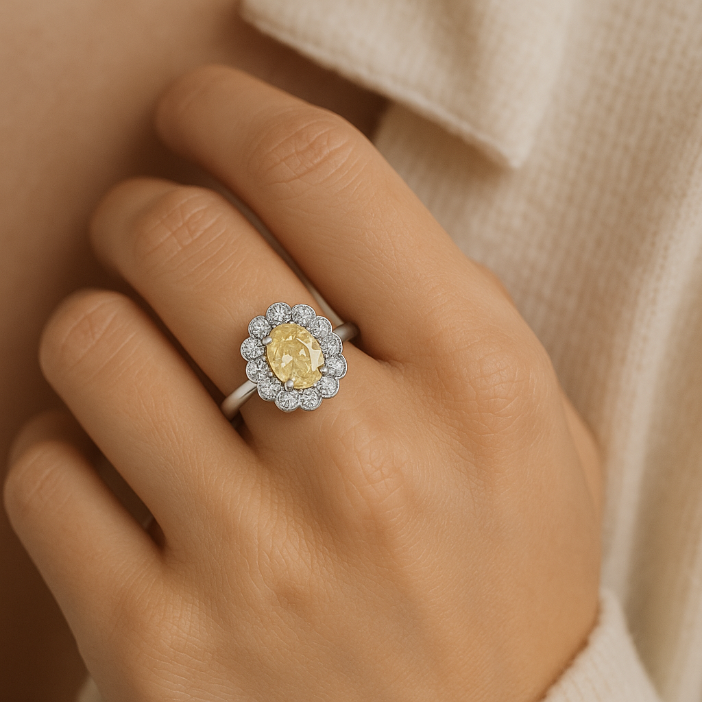 Kate Flower - Yellow Diamond