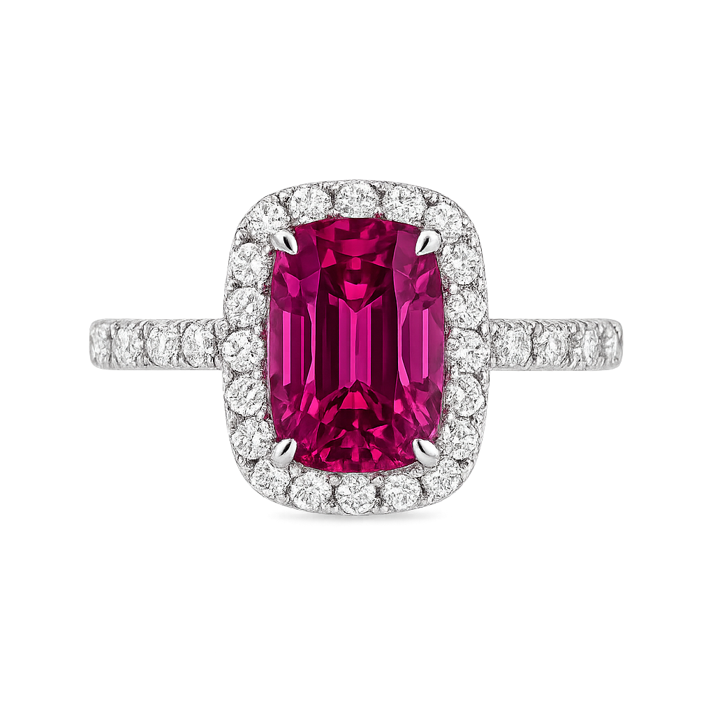 Pink Sapphire Corrine Ring