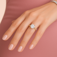 J'adore Round With Diamond Set Band