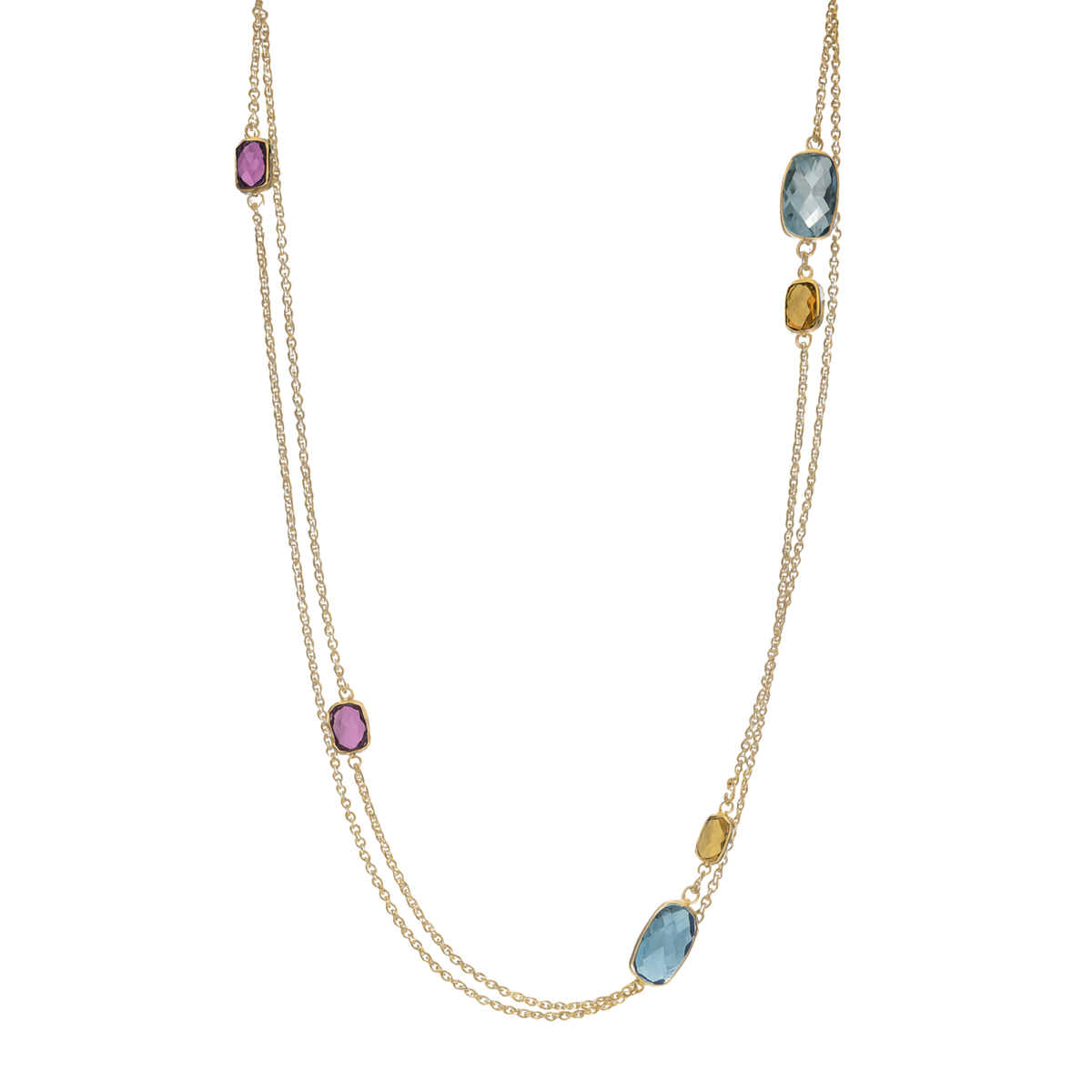 Gemstone Necklace (35 inch chain) - Appleby Jewellers Dublin
