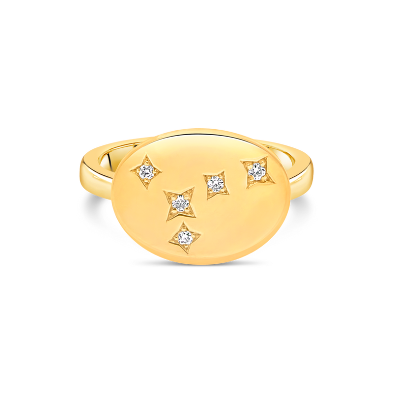 Cancer Constellation Pinky Ring - Appleby Jewellers Dublin