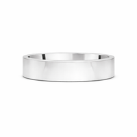 Contemporary Flat Gents Wedding Ring - Appleby Jewellers Dublin