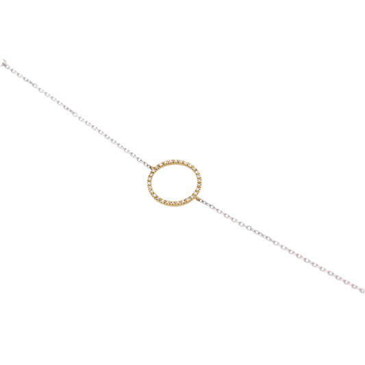 Diamond Circle Bracelet