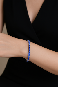 Cornflower Blue Sapphire Bracelet - Appleby Jewellers Dublin