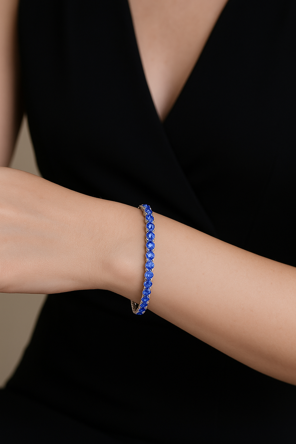 Cornflower Blue Sapphire Bracelet - Appleby Jewellers Dublin