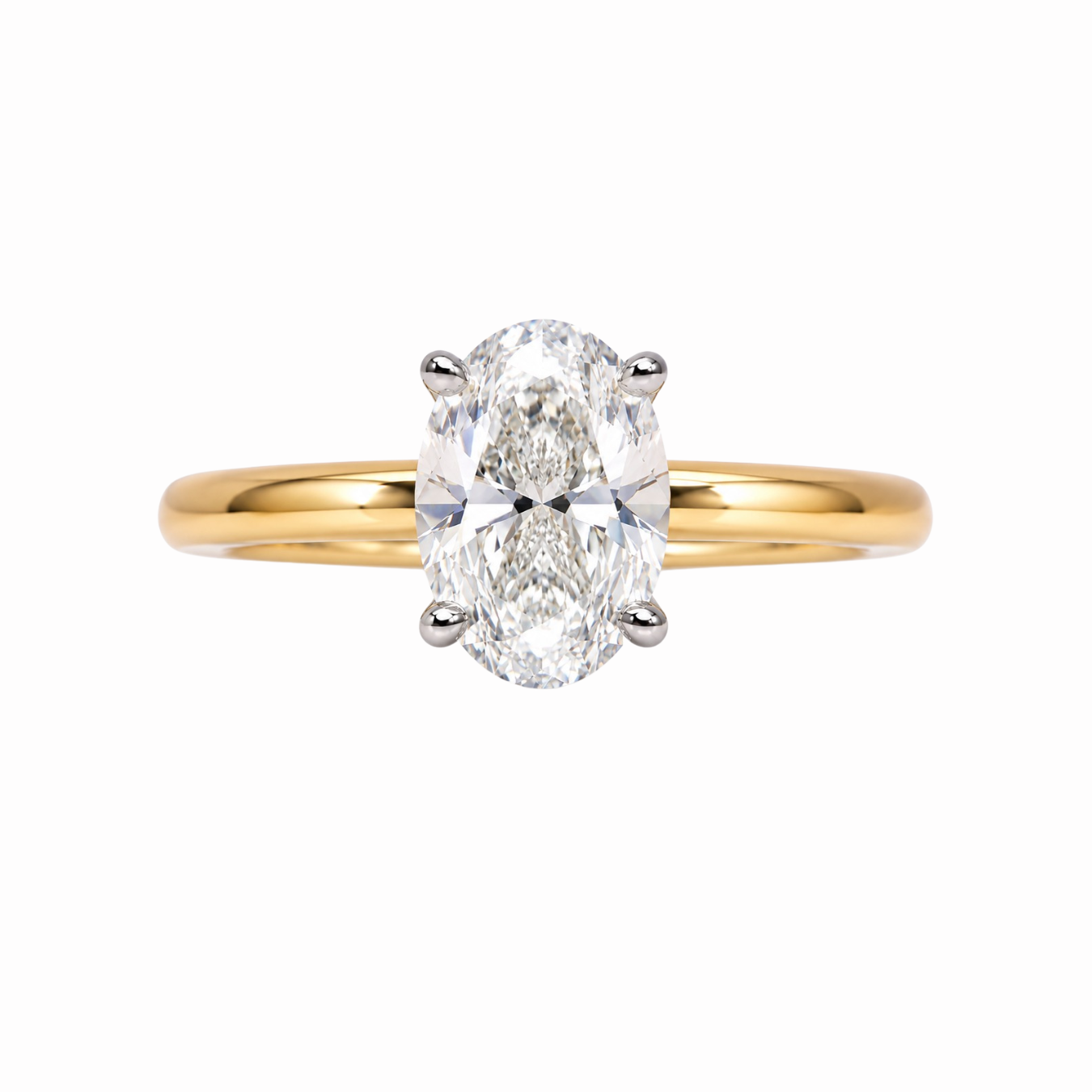 Courtship Oval Solitaire Engagement Ring (1.20ct)
