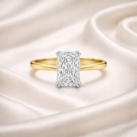 Criss-cut diamond solitaire ring from Appleby Jewellers Dublin featuring a sparkling diamond set on a sleek band