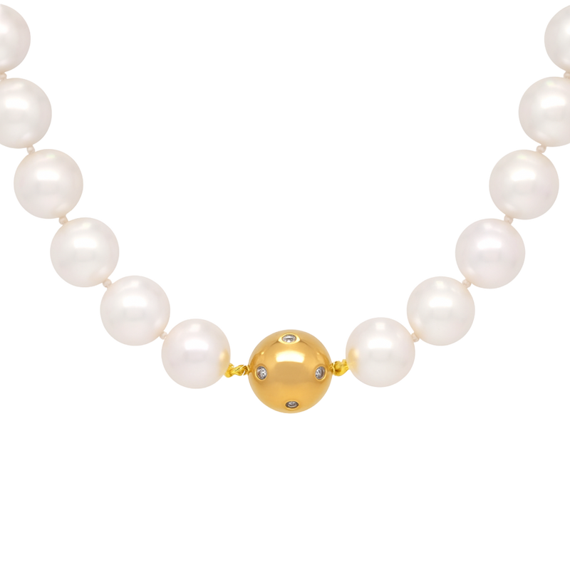 Serenade Akoya Pearl and Diamond Necklace - Appleby Jewellers Dublin